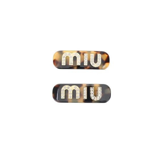 Miu Miu Accessories - MIU MIU
Logo hair clips Miu Miu